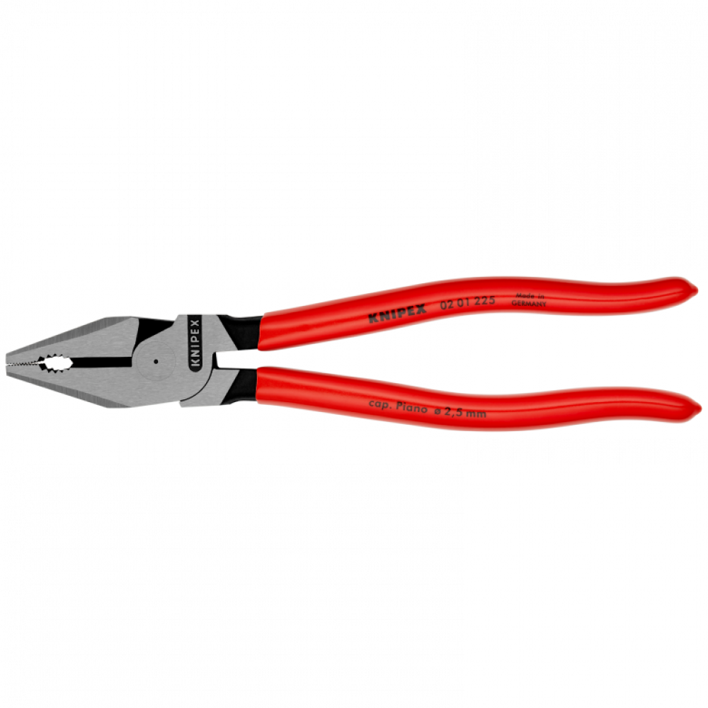 Плоскогубцы Knipex комбинированы особой мощности, 225 мм (02 01 225)