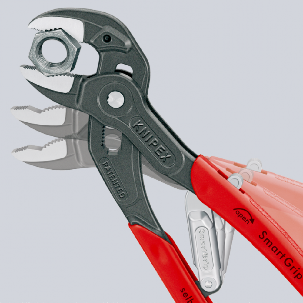 Сантехнические клещи Knipex SmartGrip с автоматической установкой, 250 мм (85 01 250)