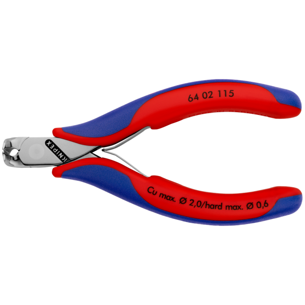 Кусачки торцевые Knipex для электроники, 115 мм (64 02 115)