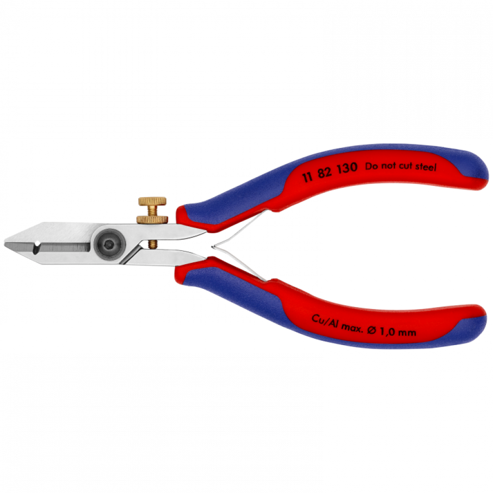 Ножницы-щипцы для удаления изоляции при работе с электронными устройствами Knipex, 130 мм (11 82 130)