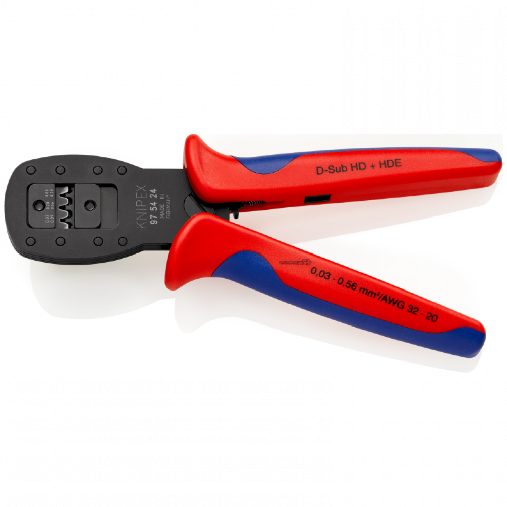 Обжимные клещи Knipex для миниатюрных штекеров (97 54 24)