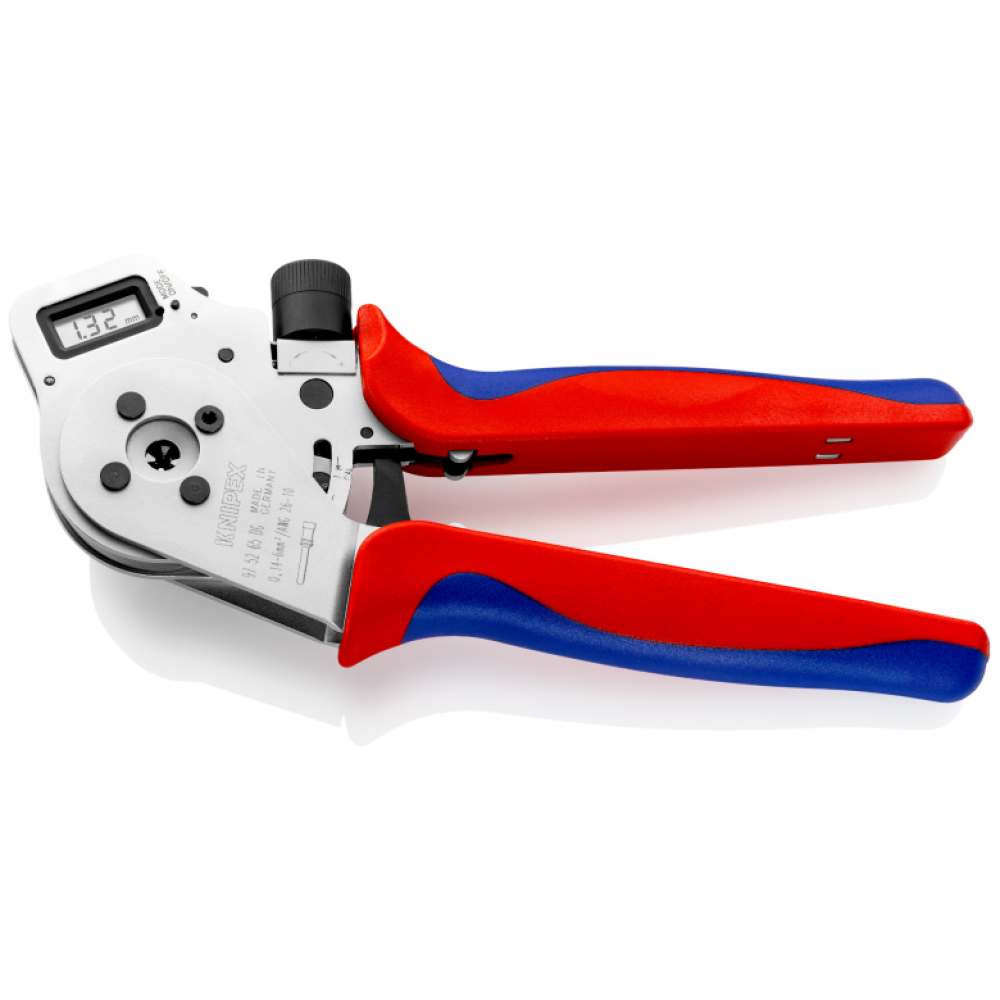 Инструмент Knipex для тетрагонального опрессования наточенных контактов (97 52 65 DG)