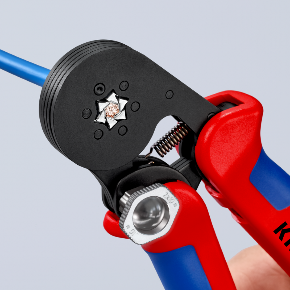 Самонастраивающийся инструмент для опрессовки контактных гильз Knipex (97 53 04)
