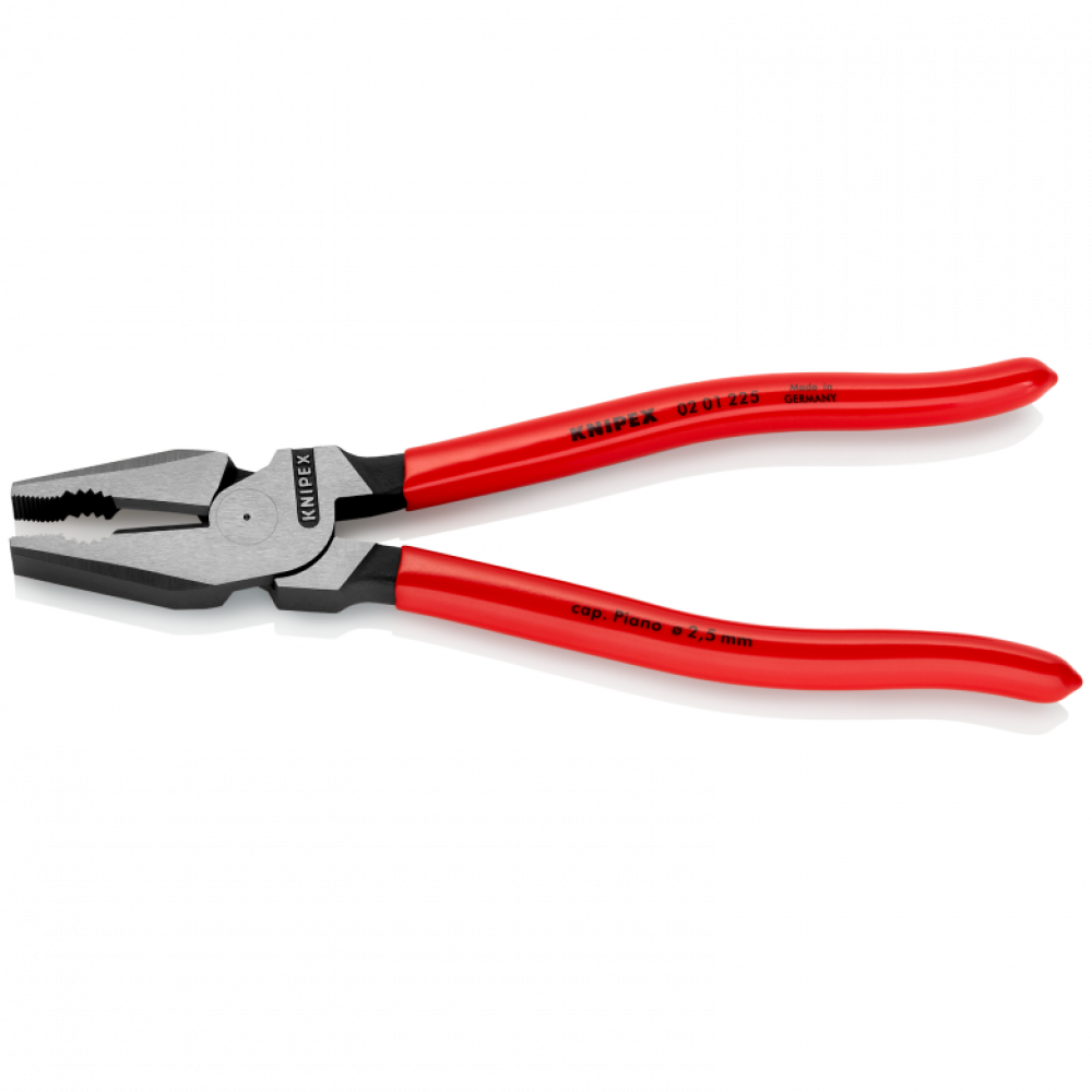 Плоскогубцы Knipex комбинированы особой мощности, 225 мм (02 01 225)