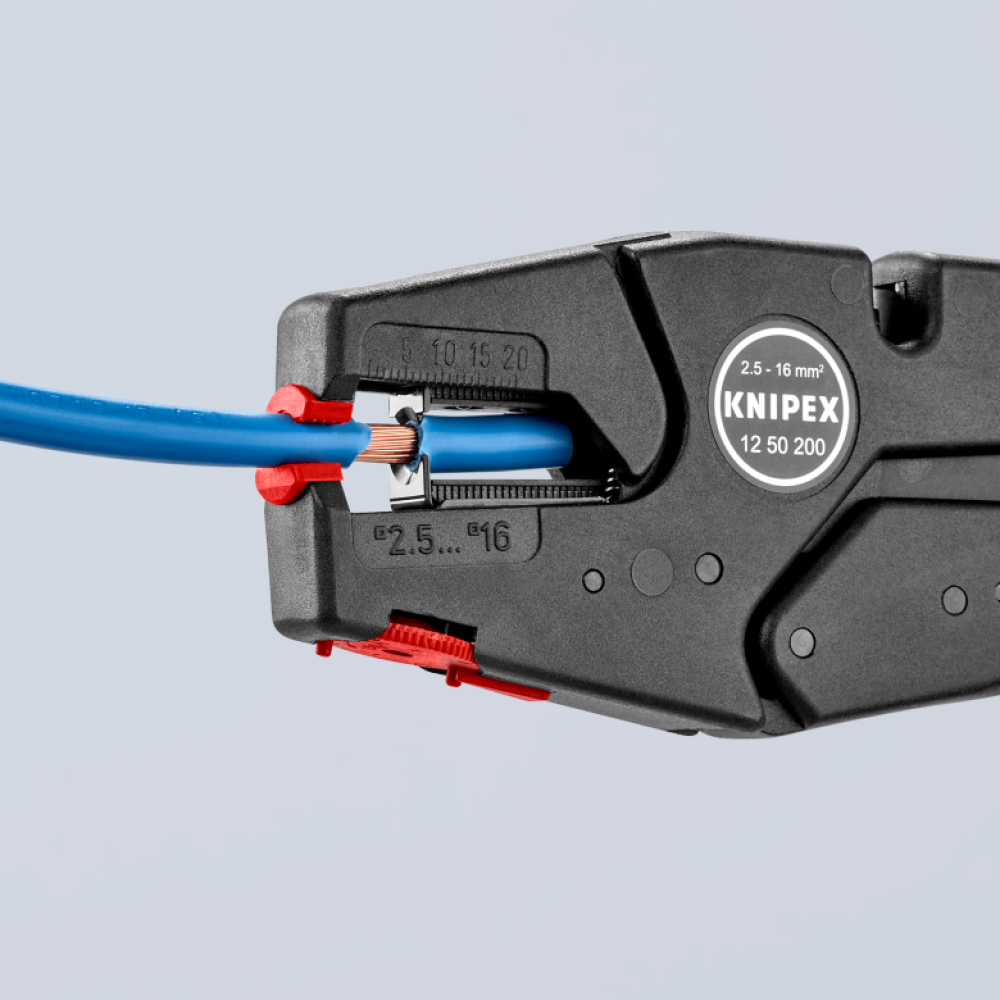 Стриппер Knipex самонастраивающийся до 16,0 мм² (12 50 200)