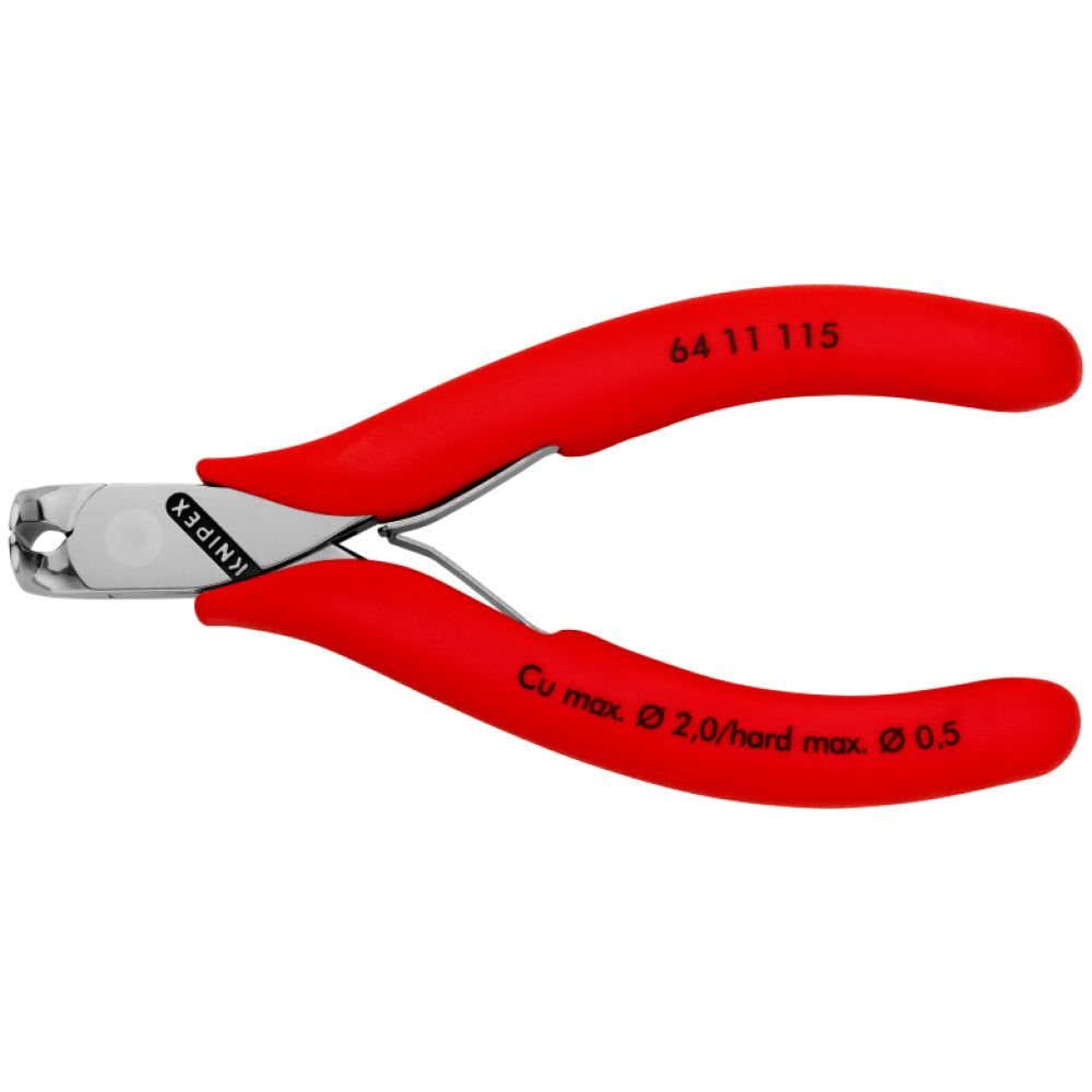 Кусачки торцевые Knipex для электроники, 115 мм (64 11 115)
