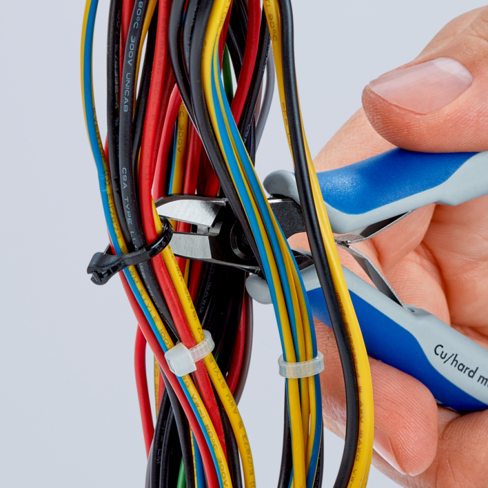 Прецизионные кусачки боковые Knipex для электроники, 125 мм (79 02 125 S1)