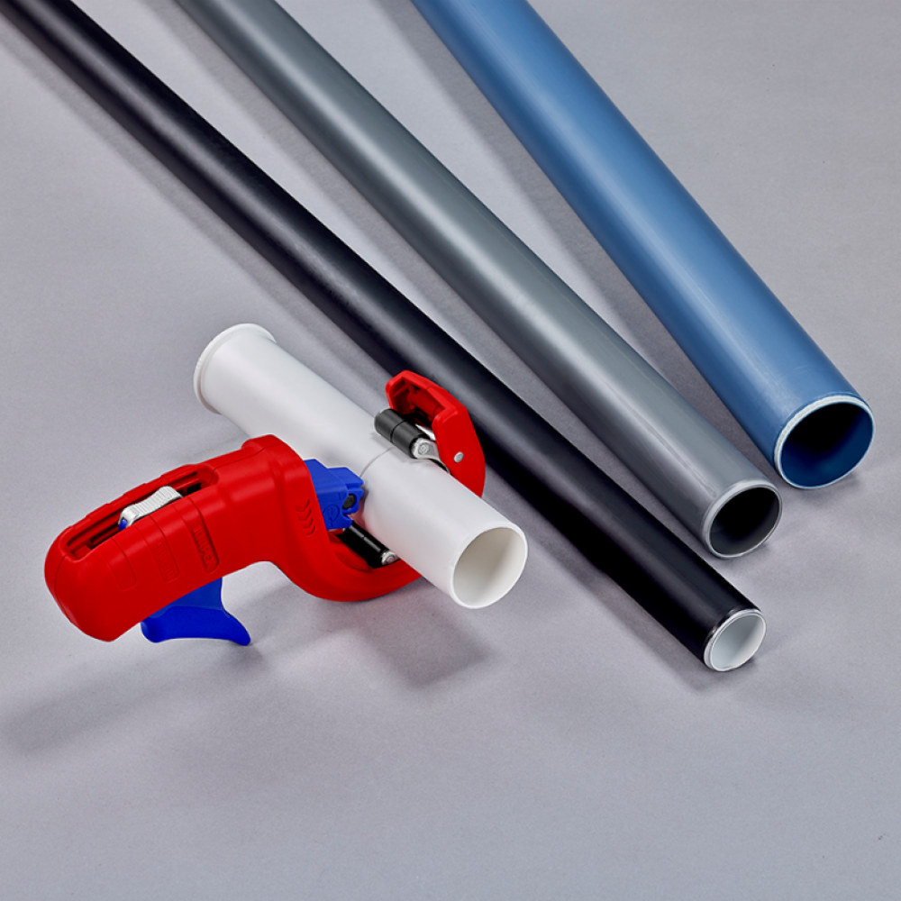 Труборез для пластиковых труб Knipex DP50 до 50мм (90 23 01 BK)
