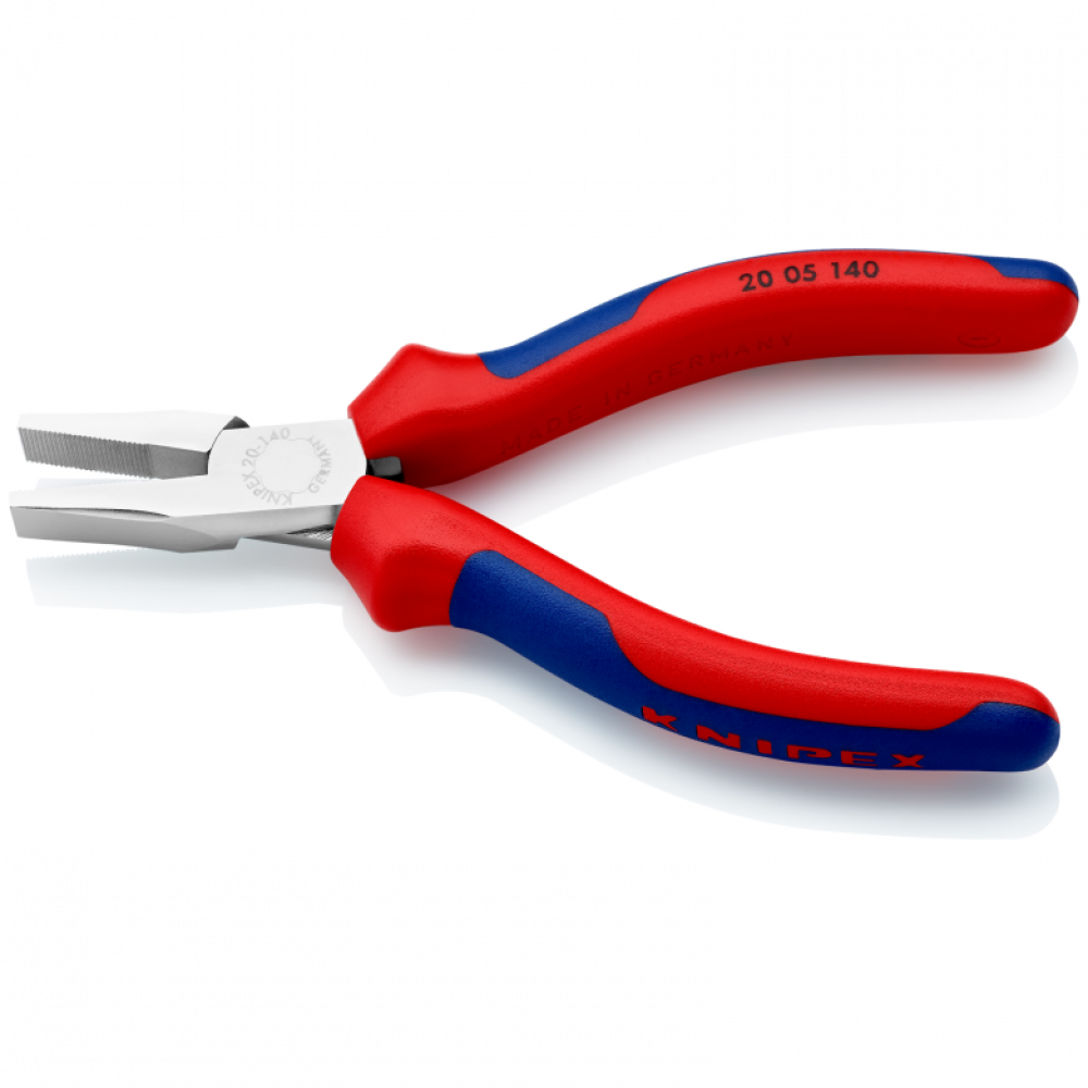 Плоскогубці Knipex з гладкими губками, 140 мм (20 05 140)