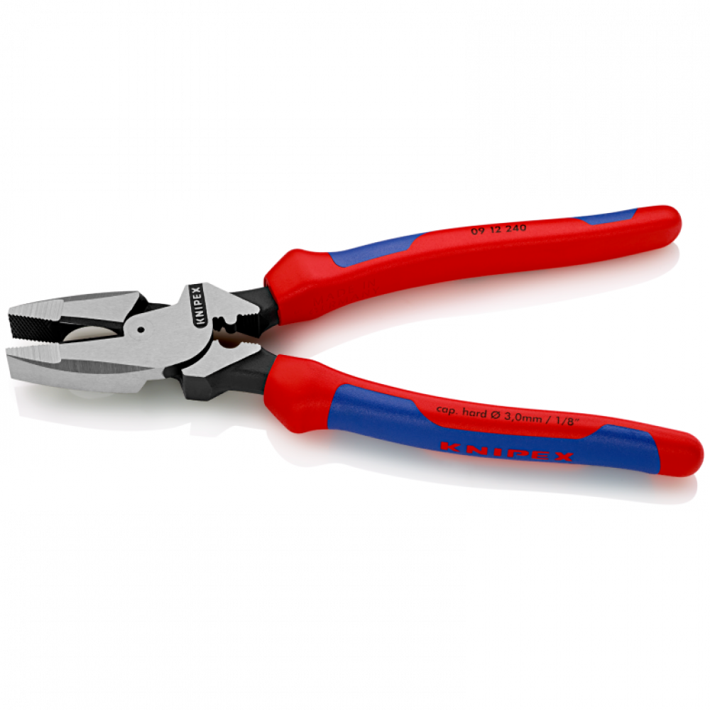 Плоскогубцы Knipex электромонтера (фосфатированные), 240 мм (09 12 240)