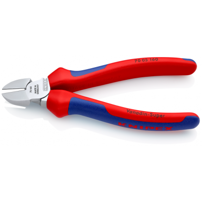 Кусачки бічні Knipex (хромовані), 160 мм (70 05 160)