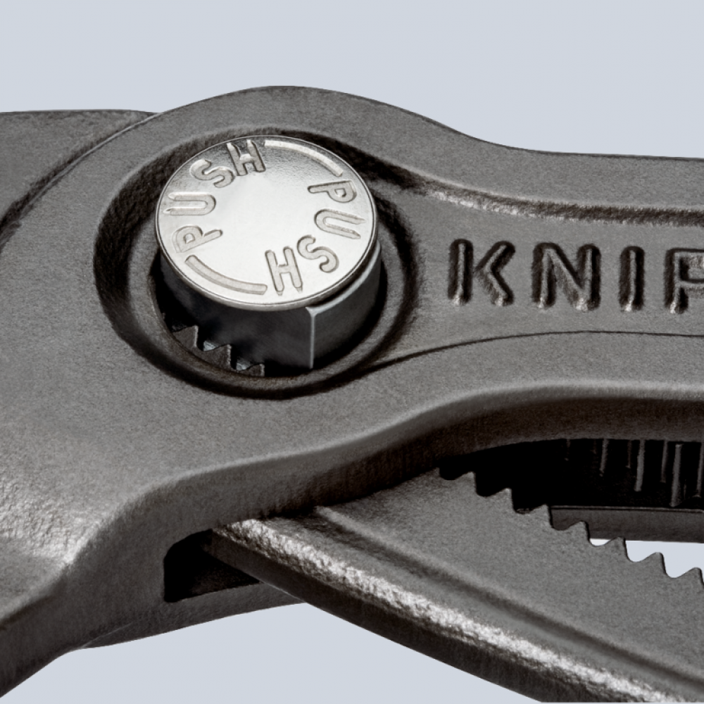 Переставні кліщі Knipex Cobra Hightech сантехнічні (хромовані), 250 мм (87 03 250)