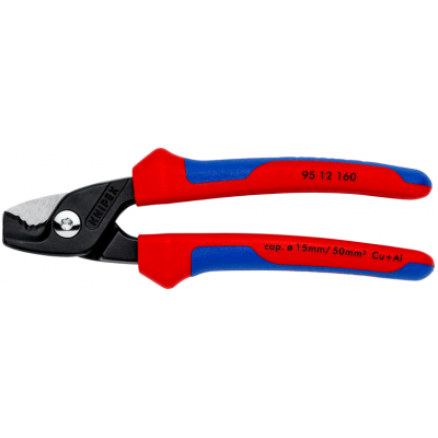 Ножиці Knipex StepCut для різання кабелів, 160 мм (95 12 160)