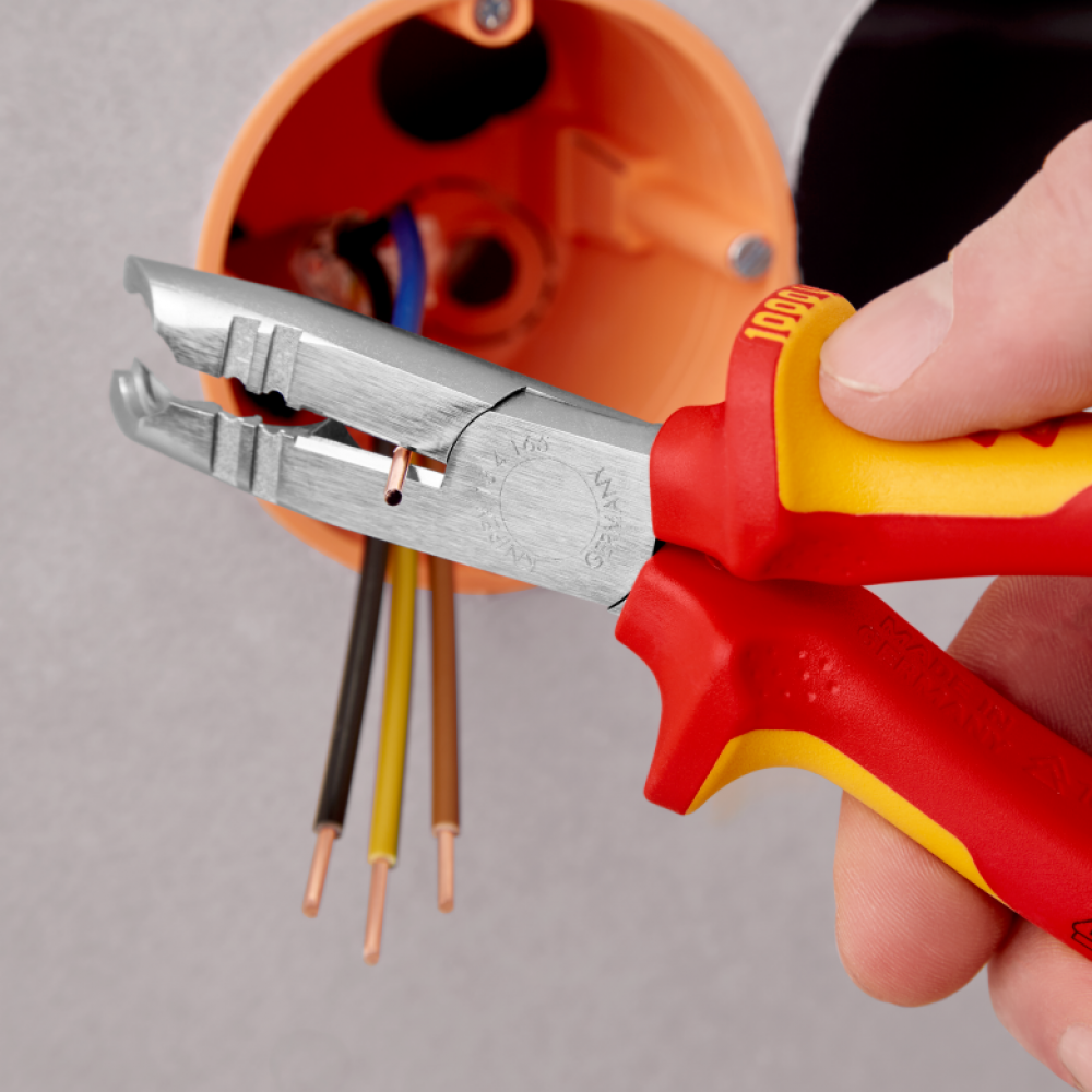 Клещи для удаления оболочки Knipex, 165 мм (13 46 165)