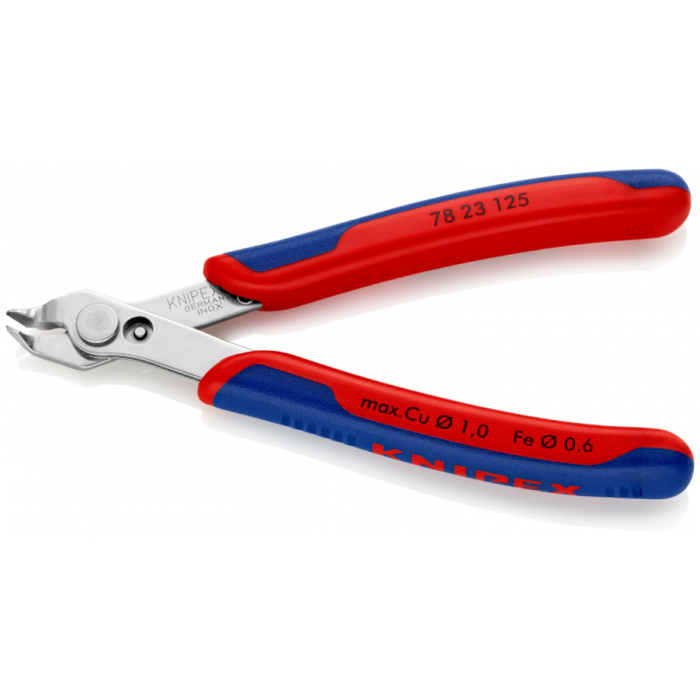 Кусачки Knipex Electronic Super Knips® прецизійні для найтонших робіт з різання, 125 мм (78 23 125)