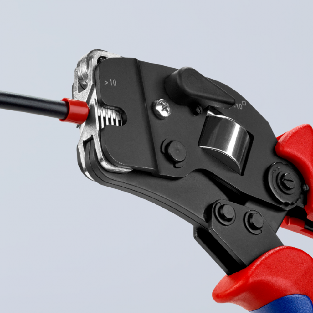 Інструмент Knipex для обжиму контактних гільз з автоналаштуванням, до 16 мм² (97 53 09)