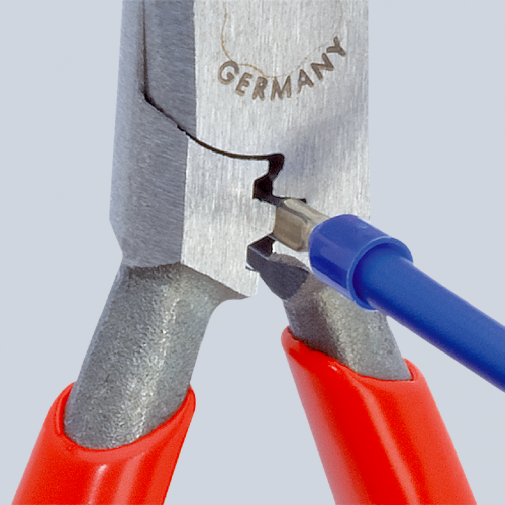 Плоскогубцы Knipex для монтажа проводов (хромированные), 160 мм (13 05 160)