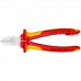 Кусачки боковые Knipex диэлектрические 180 мм особой мощности (70 06 180T)