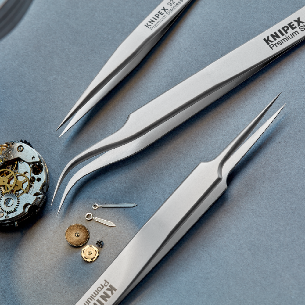 Пинцет Knipex для прецизионных работ, 110 мм (92 21 03)