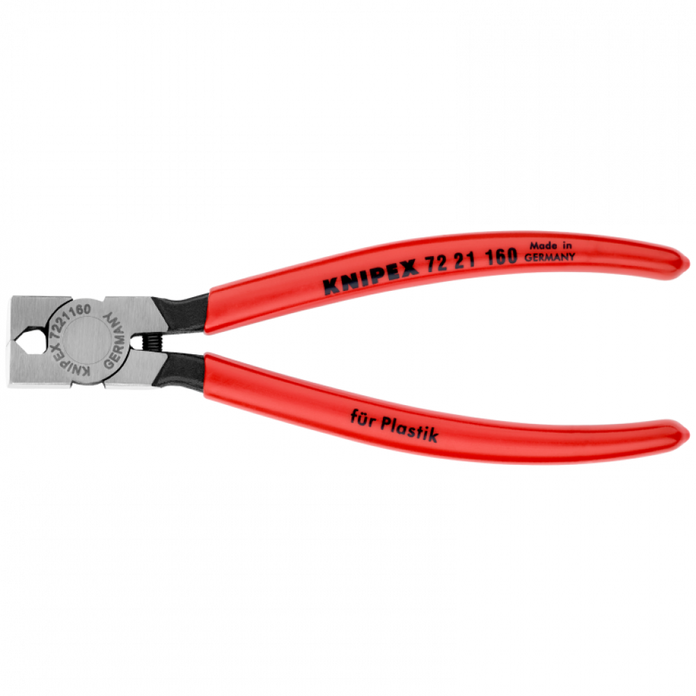 Кусачки бічні Knipex (для пластмаси), 160 мм (72 21 160)