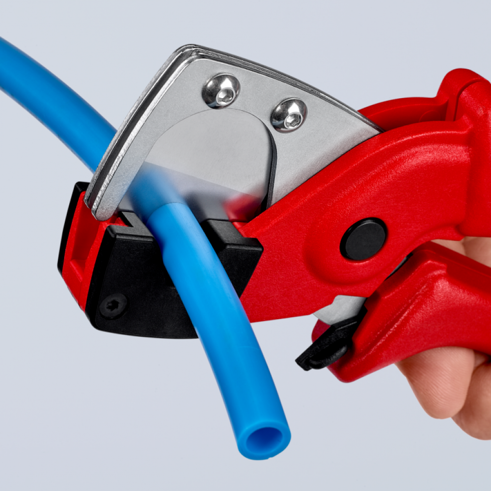 Труборез-ножницы Knipex для многослойных и пневматических шлангов, Ø от 4 до 20 мм, пластиковые (90 10 185)