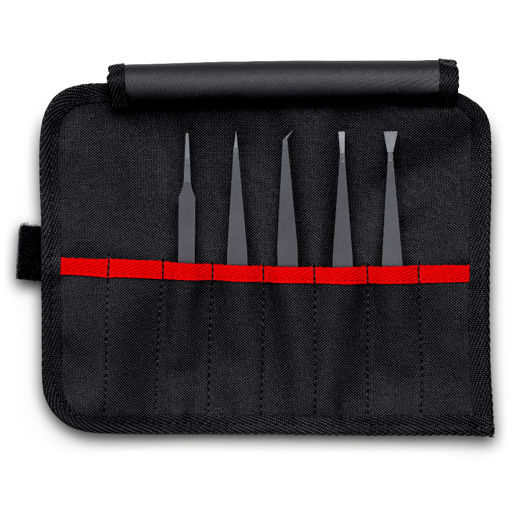 Набір пінцетів Knipex ESD для прецизійних робіт (пластик), 5 шт (92 00 05 ESD)