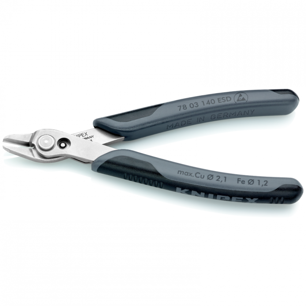 Кусачки Knipex ESD Electronic Super Knips®, 140 мм (78 03 140 ESD)
