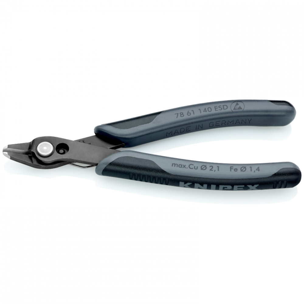 Кусачки Knipex ESD Electronic Super Knips®, 140 мм (78 61 140 ESD)