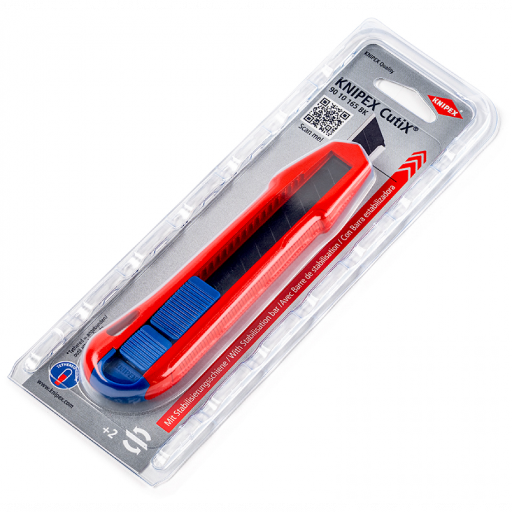Нож универсальный Knipex CutiX, 18 мм (90 10 165 BK)