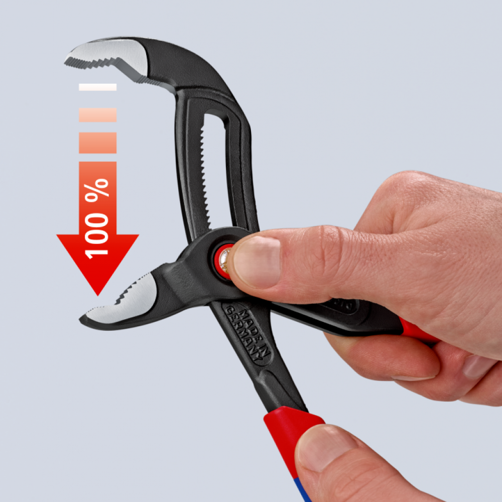 Переставні кліщі Knipex Cobra QuickSet (з автопуском) сантехнічні, 250 мм (87 22 250)