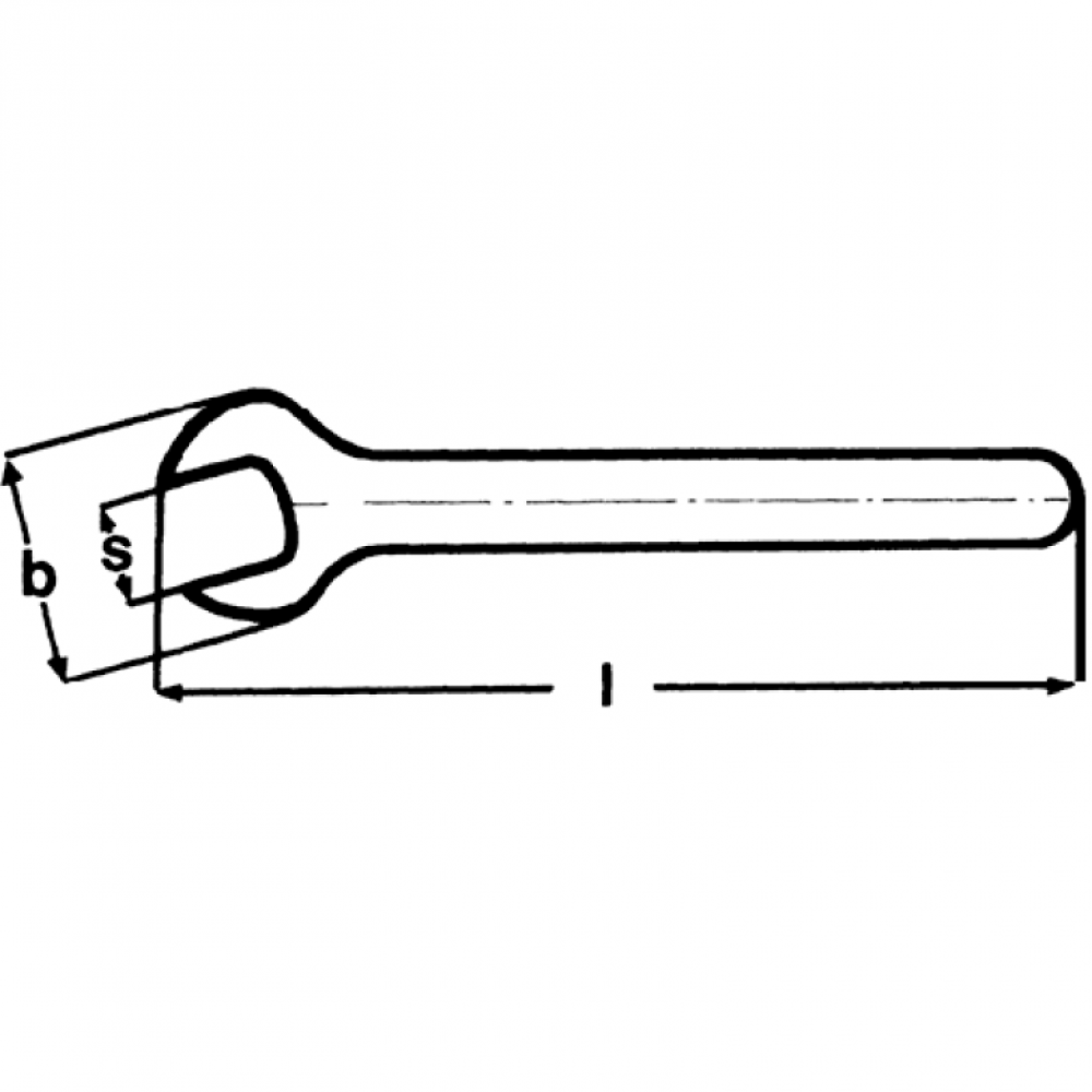 Ключ гаечный Knipex VDE рожковый, размер 13 мм, 130 мм (98 00 13)