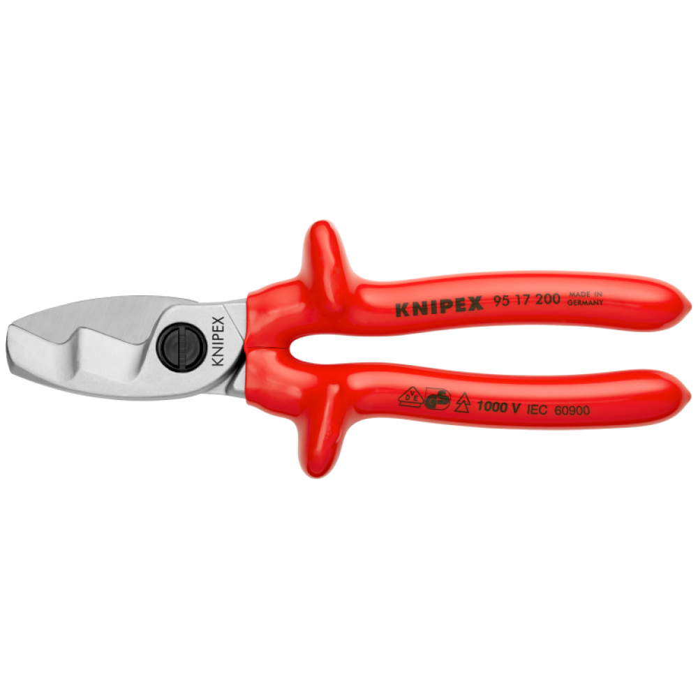 Ножиці для різання кабелів Knipex, 200 мм (95 17 200)