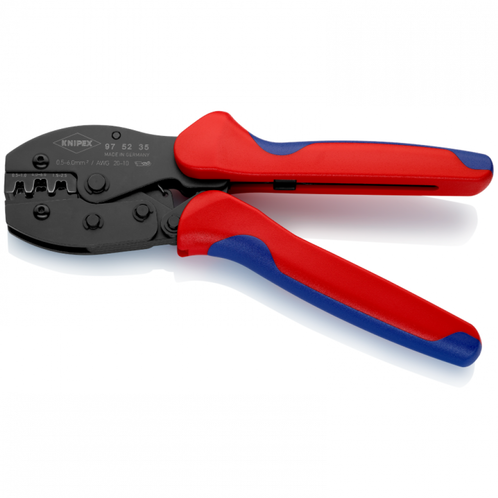 Клещи для опрессовки Knipex PreciForce® вороненые, 220 мм (97 52 35)