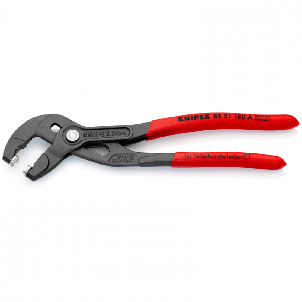 Щипцы Knipex для пружинных хомутов, 180 мм (85 51 180 A)
