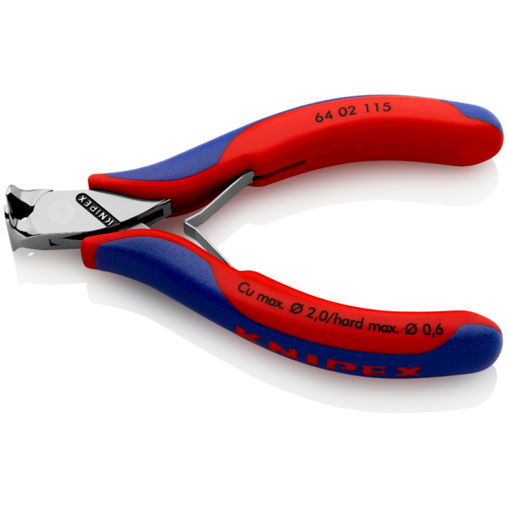 Кусачки торцевые Knipex для электроники, 115 мм (64 02 115)