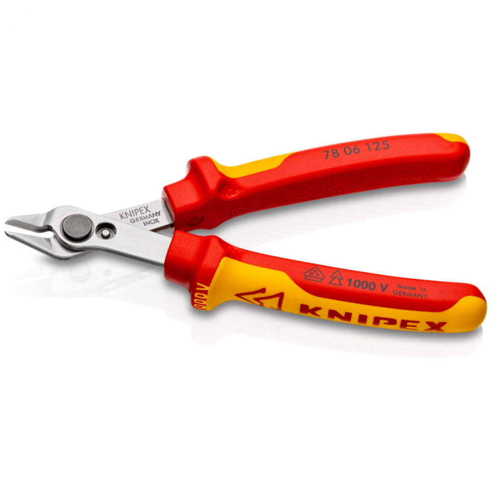 Кусачки Knipex VDE Electronic Super Knips®, 125 мм (78 06 125)