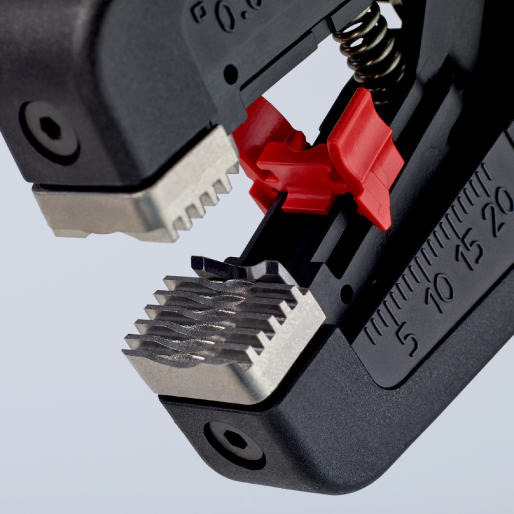 Стриппер автоматичний Knipex PreciStrip16 з кабелерезом (0,08 - 16 мм²) (12 52 195)