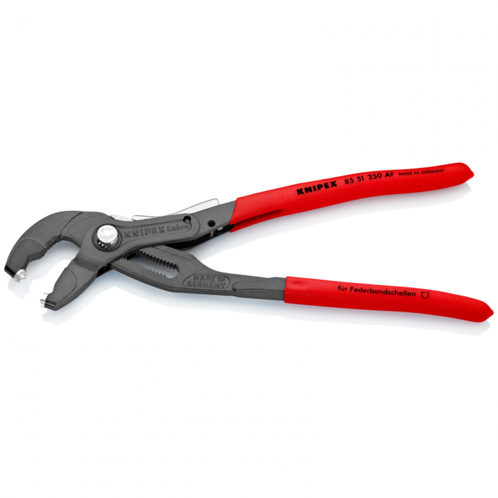 Щипцы для пружинных хомутов Knipex, 250 мм (85 51 250 AF)