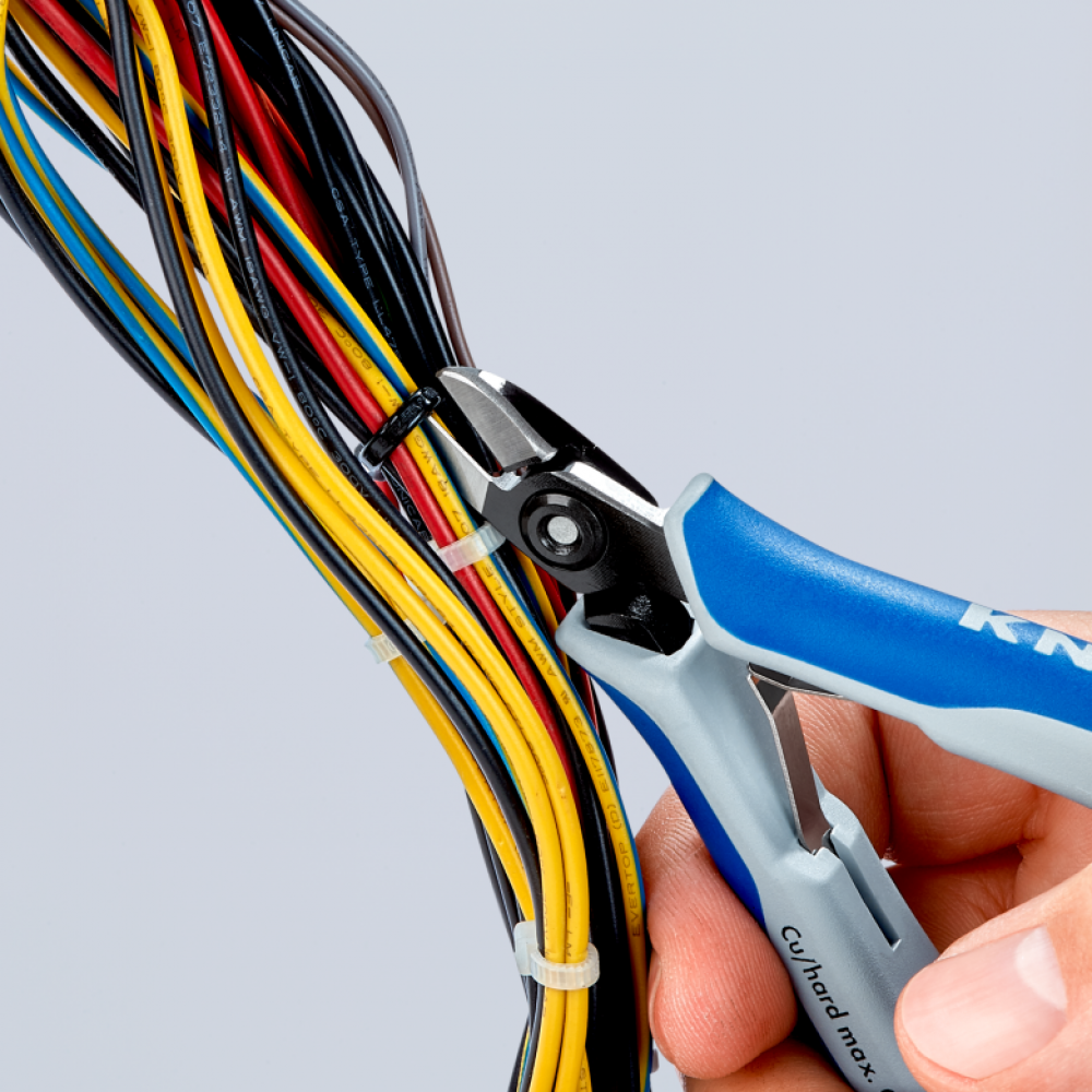 Прецизионные кусачки боковые Knipex для электроники, 125 мм (79 02 125 S1)