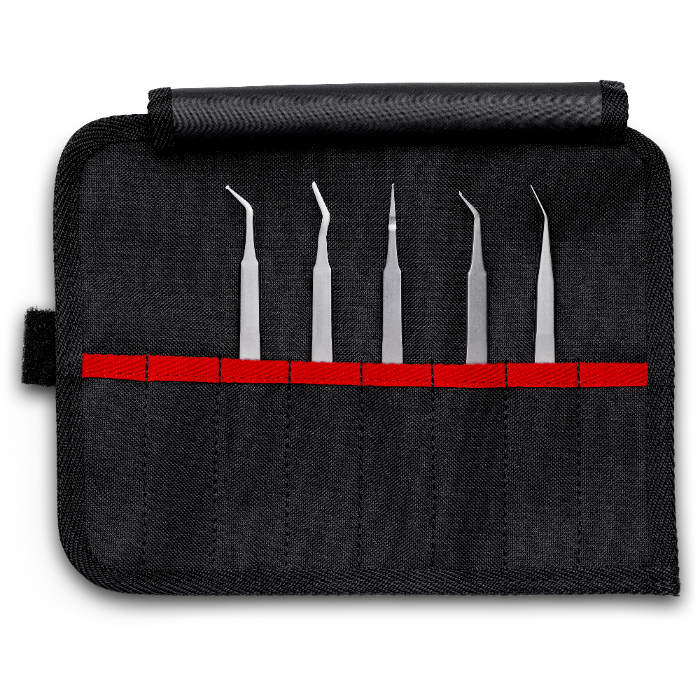 Набор пинцетов Knipex SMD для прецизионных работ, 5 шт (92 00 03)