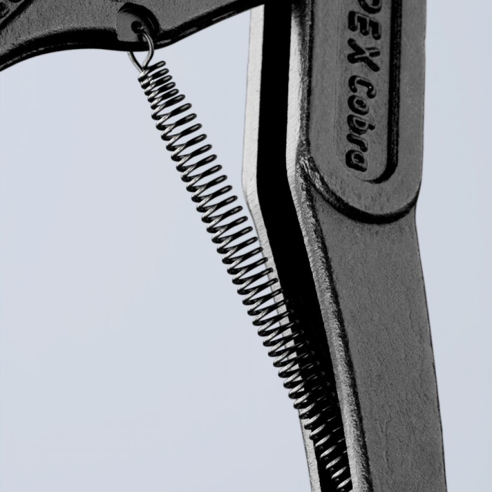 Переставные клещи Knipex Cobra matic (с пружиной) сантехнические, 250 мм (87 11 250)