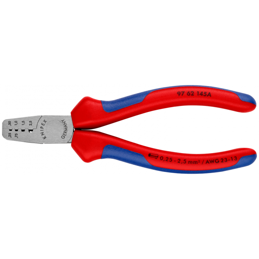 Инструмент Knipex для обжима контактных гильз (97 62 145 A)