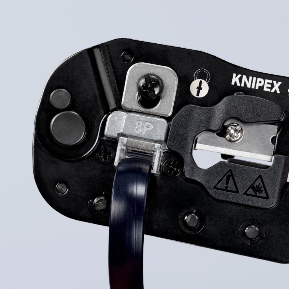 Инструмент для опрессовки штекеров Knipex типа Western (97 51 13)