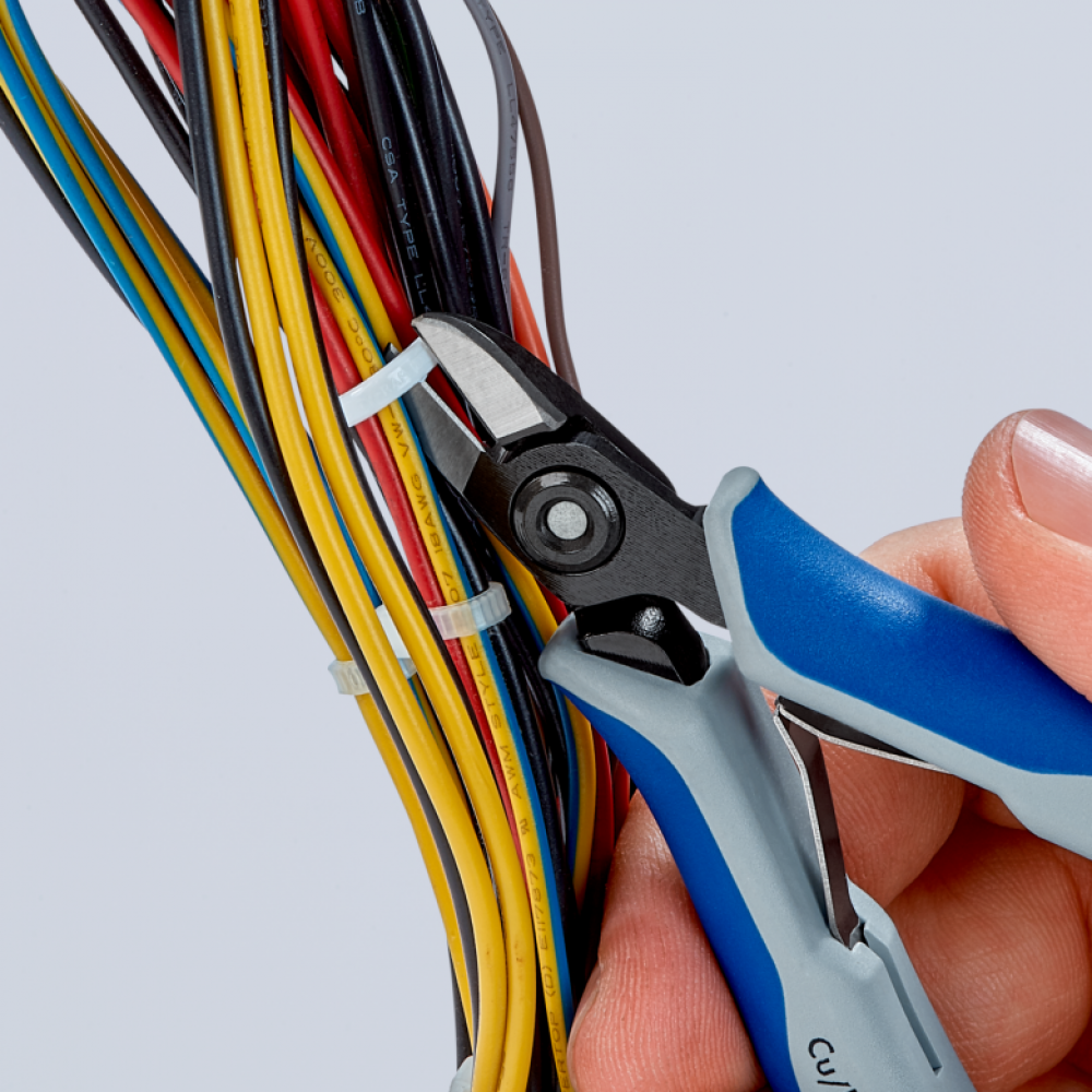 Прецизионные кусачки боковые Knipex для электроники, 125 мм (79 02 125 S1)