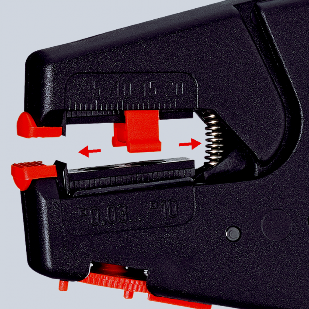 Стрипер Knipex самоналагоджувальний до 10,0 мм² (12 40 200)