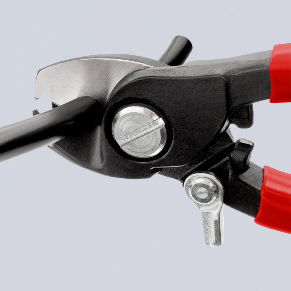 Ножницы Knipex для кабеля с функцией удаления изоляции Ø 12 мм / 35 мм², 165 мм (95 41 165)