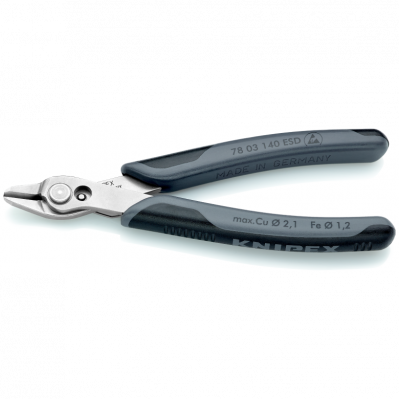 Кусачки Knipex ESD Electronic Super Knips®, 140 мм (78 03 140 ESD)