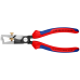 Клещи Knipex с накатанной головкой и контргайкой для удаления изоляции, с резаком StriX (13 62 180)