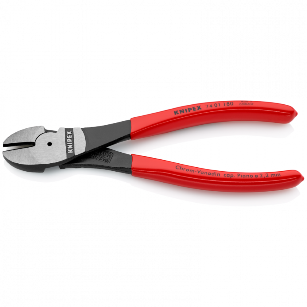 Кусачки бокові Knipex особливої потужності, 160 мм (74 01 180)