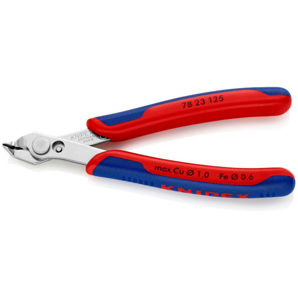 Кусачки Knipex Electronic Super Knips® прецизійні для найтонших робіт з різання, 125 мм (78 23 125)